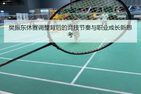 樊振东休赛调整背后的竞技节奏与职业成长新思考