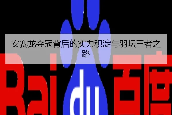 安赛龙夺冠背后的实力积淀与羽坛王者之路