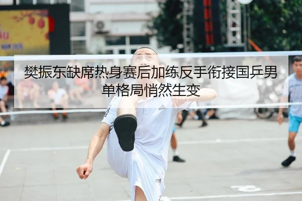 樊振东缺席热身赛后加练反手衔接国乒男单格局悄然生变